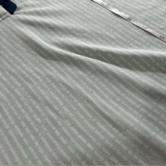 Simply Southern Polo Dress Color Is Glass Mint Navy Size Small Spring Summer - Picture 9 of 9